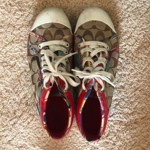 Coach Sneakers. Size 8